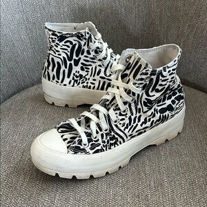 Converse Chuck Taylor All Star Lugged High "Jungle Art" Sneakers